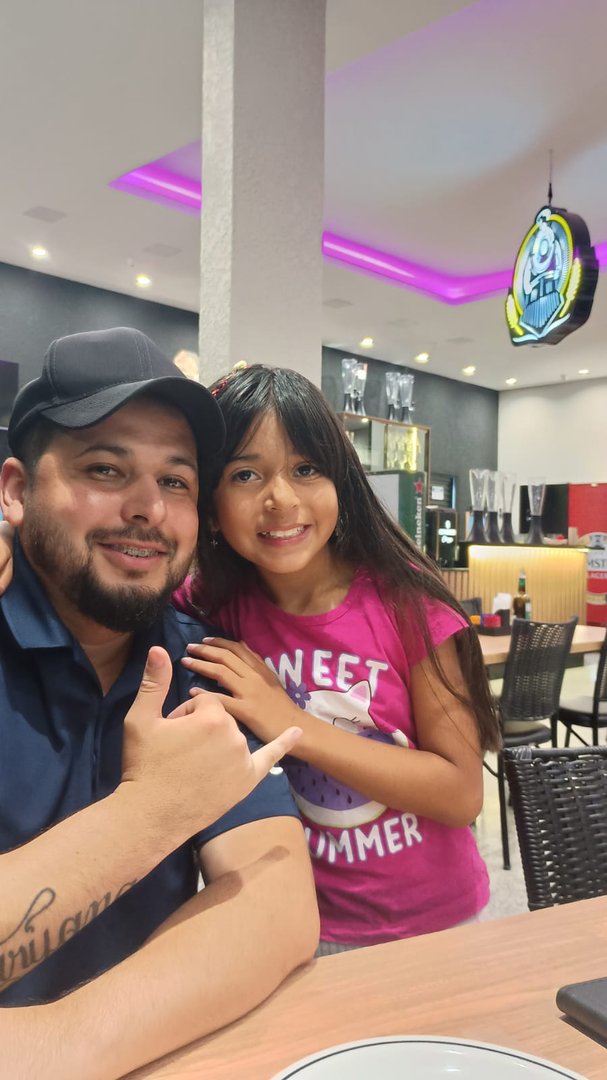 Aniversário com o pai